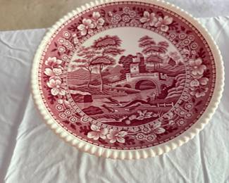 Copeland SPODE'S TOWER PINK Round Platter - $35