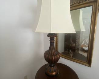 Bronze Lamp - $75 a43 inches tall- very heavy 