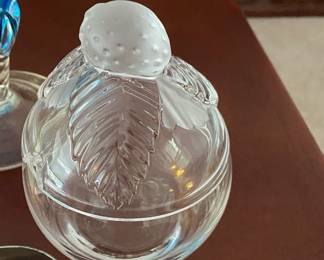Vintage Nachman Crystal Sugar Bowl- $10