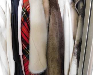 Mink and Rabbit stoles