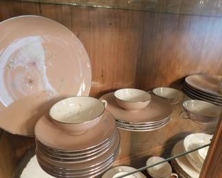 Vintage Franciscan China Pink Ballet set
