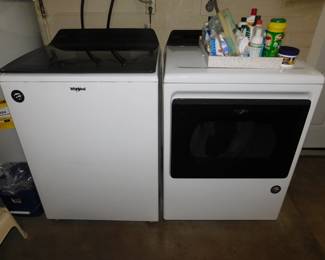 whirlpool matched washer and dryer