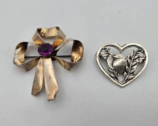 Sterling Silver Pins