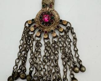 Vintage Afghan Kuchi Tribal Pendant