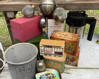Tea Ball Infusers Tea Harmony Tumbler Empty Tins  Tea Boxes Metal Canister