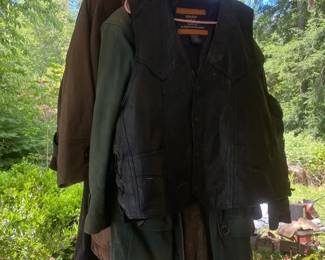 Hog Leather Vest with Izzi American Bazaar and Liz Clairborne Jackets