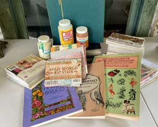 Collage and Decoupage Supplies and Inspiration with Chalk Paint and Mod Podge