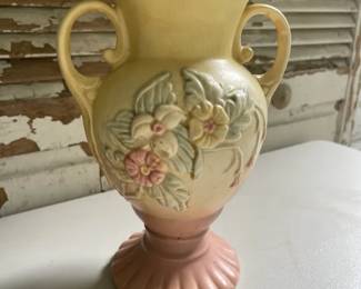 Hull Pottery Vase 105 With Floral Design