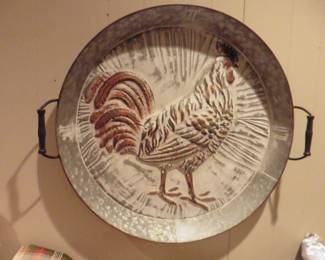 2 Foot Round Serving (or use for wall hanging)