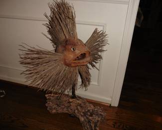 Lion Fish (Large Folk Art Piece)