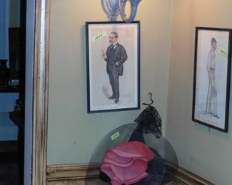 Vintage Lithograph Gentlemen Pictures from Vanity Fair,