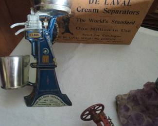 De Laval cream separator in the original box.