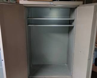 Shaw- Walker 2 door combination safe. 67 inches high x 43 & 1/2 wide x 27 inches deep