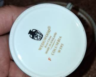 Wedgwood Columbia W595 Demitasse Teacup and Saucer Set