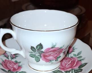 Royal Vale Bone China Teacup and Saucer Set