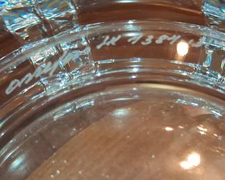 Orrefors Crystal Corona Bowl by Lars Hellsten