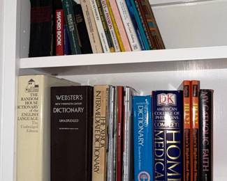 Collection of Webster's Dictionaries and Reference Books