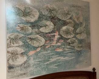 Lee Reynolds "Lily Pond" Impressionist Painting
