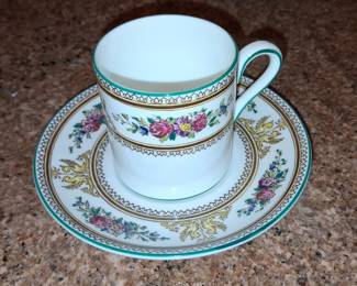 Wedgwood Columbia Pattern Bone China Teacup and Saucer