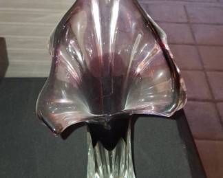 Josef Hospodka Chribska Art Glass Sommerso Vase