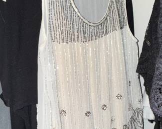 Bar III Beaded Sheer Tank Top