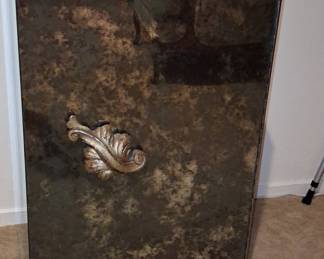 Art Deco Mirrored Cabinet with Ornate Handle
