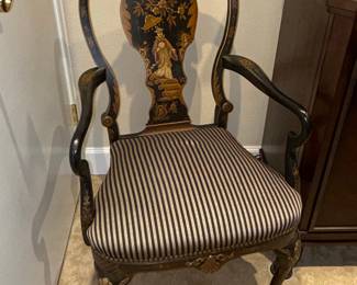 Chippendale Style Chinoiserie Armchair
