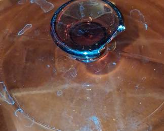 Anchor Hocking Fire King Amber Glass Casserole Dish with Lid