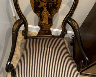 Chippendale Style Chinoiserie Armchair