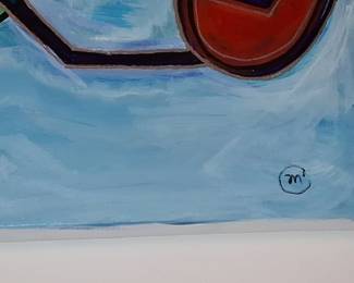 Abstract Marine Life Painting