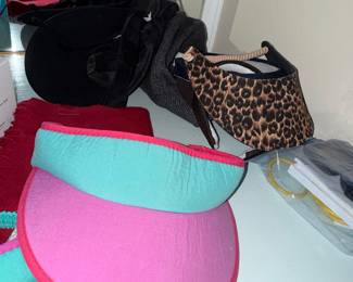 Assorted Hats and Visors - Featuring Specific Logos and Designs