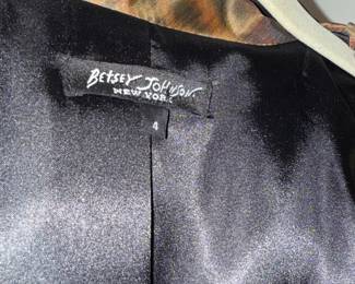 Betsey Johnson "Tiger Stripe" Brocade Blazer