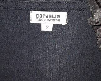 Cordelia Black Ruffle Dress