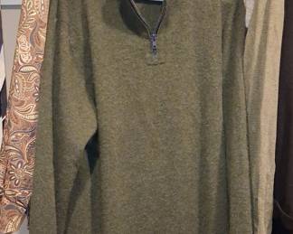 CASHMERE CLUB ROOM Luxury 100% Cashmere 1/4 Zip Sweater