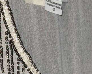 Bar III Beaded Sheer Tank Top