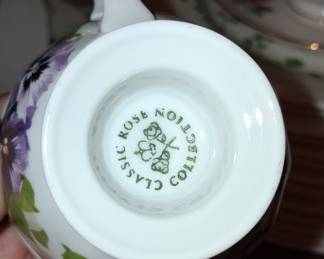 Rosenthal Classic Rose Collection Demitasse Teacup and Saucer Set