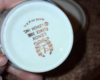 Lenox Flower Song Teacup and Saucer