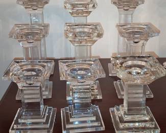 Shannon Crystal "Regal" Candlestick Set