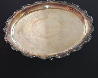 Wilcox International Silver Co. "Joanne" Pattern Serving Tray