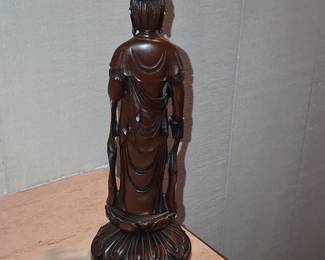 Carved Wooden Guanyin Statue