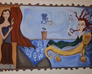 Surrealist Figural Painting