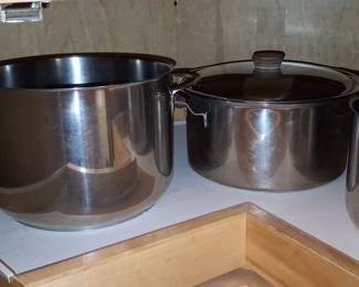Princess House Heritage Signature Stainless Steel Stock Pot Set