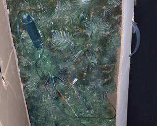 Wesley Spruce Pre-Lit Artificial Christmas Tree