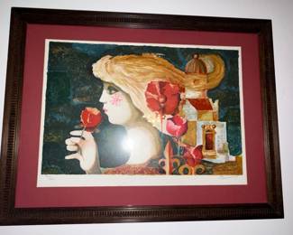 Limited Edition Lithograph by P. Mermet