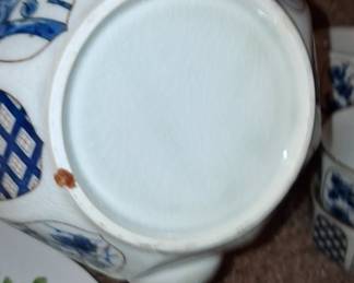 Otagiri Blue and White Porcelain Tea Set