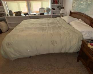 Cane Headboard Bed Frame