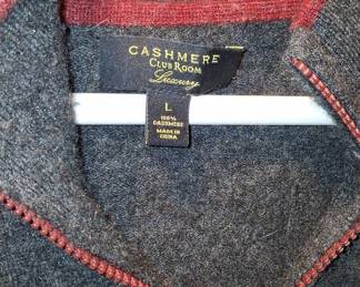 CASHMERE CLUB ROOM Luxury 1/4 Zip Sweater