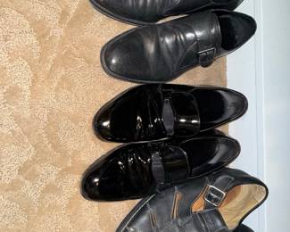 Men's Assorted Footwear Lot - Including Loafers, Sandals, and Dress Shoes