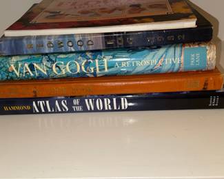 Collection of Art, Reference, and Cook Books