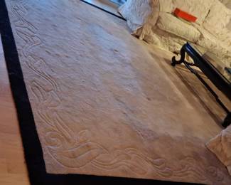 Large Area Rug with Embossed Border - Safavieh
